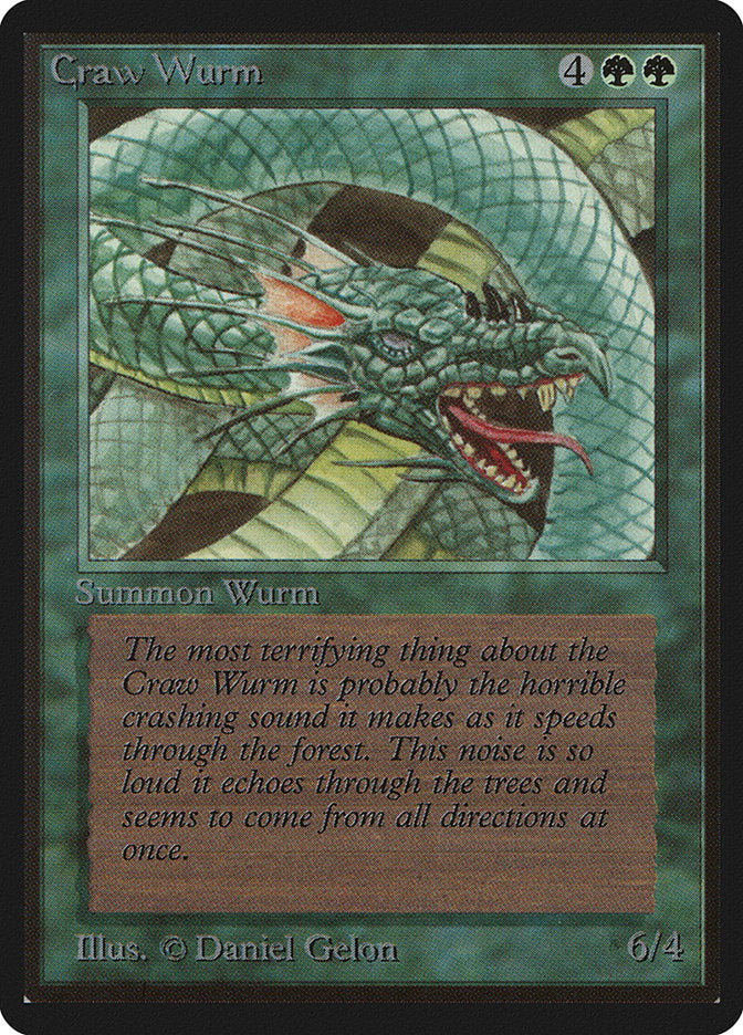 Serpente Terrestre de Craw / Craw Wurm - Magic: The Gathering - MoxLand