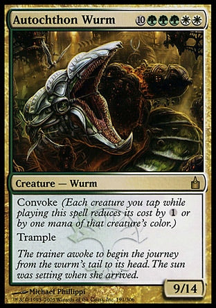 Vorme Autóctone / Autochthon Wurm - Magic: The Gathering - MoxLand