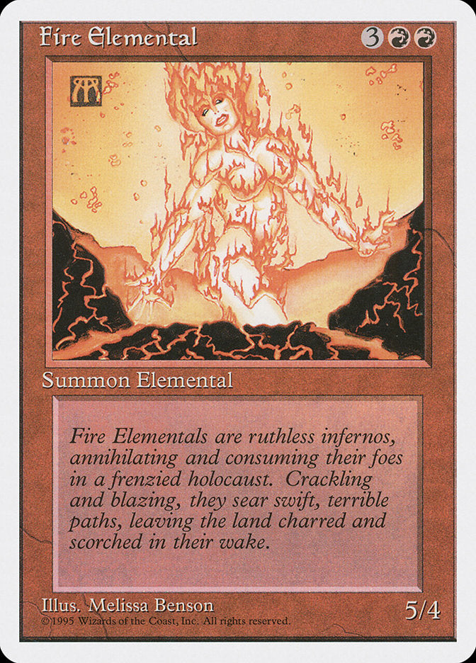 Elemental do Fogo / Fire Elemental - Magic: The Gathering - MoxLand