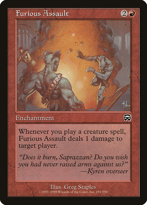 Assalto Furioso / Furious Assault - Magic: The Gathering - MoxLand