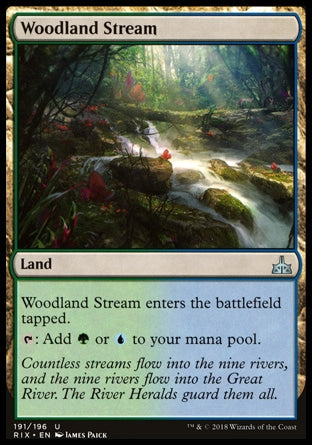 Riacho da Floresta / Woodland Stream - Magic: The Gathering - MoxLand