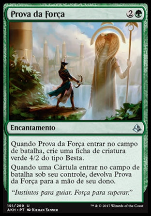 Prova da Força / Trial of Strength - Magic: The Gathering - MoxLand