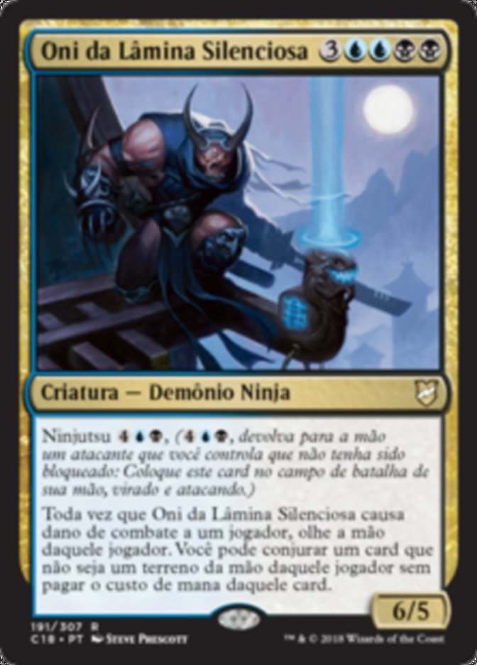 Oni da Lâmina Silenciosa / Silent-Blade Oni - Magic: The Gathering - MoxLand