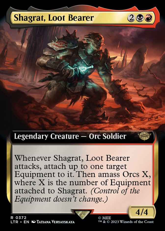 Shagrat, Carregador de Espólios / Shagrat, Loot Bearer - Magic: The Gathering - MoxLand