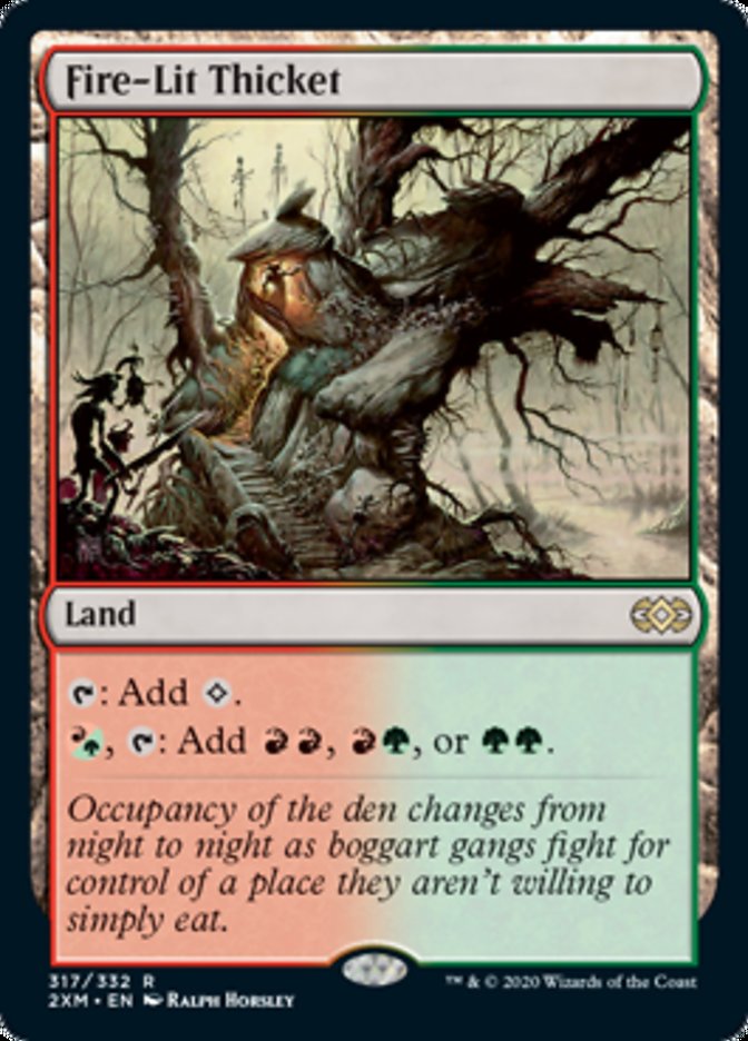 Bosque das Tochas / Fire-Lit Thicket - Magic: The Gathering - MoxLand