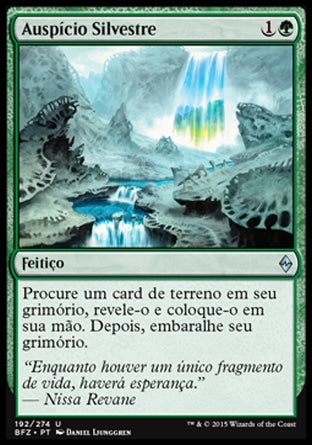 Auspício Silvestre / Sylvan Scrying - Magic: The Gathering - MoxLand