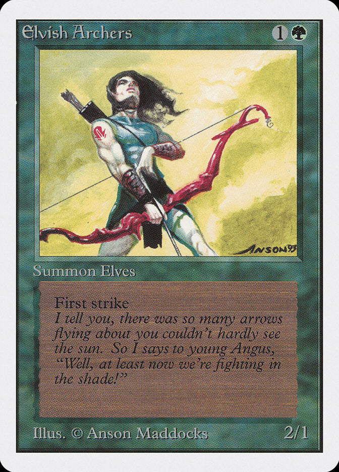 Arqueiros Élficos / Elvish Archers - Magic: The Gathering - MoxLand