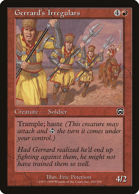 Irregulares de Gerrard / Gerrard's Irregulars - Magic: The Gathering - MoxLand