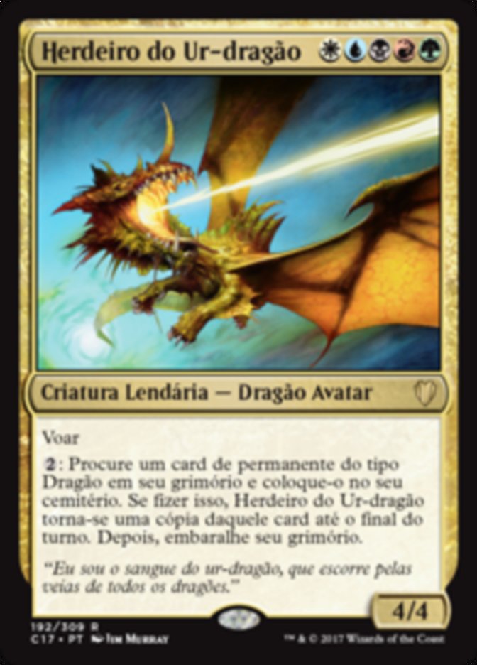 Herdeiro do Ur-dragão / Scion of the Ur-Dragon - Magic: The Gathering - MoxLand