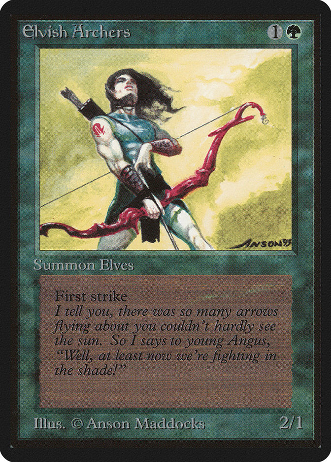 Arqueiros Élficos / Elvish Archers - Magic: The Gathering - MoxLand