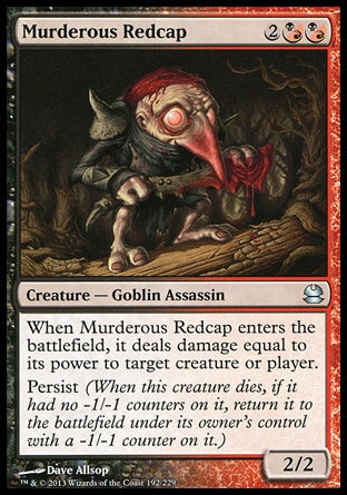 Barrete Vermelho Assassino / Murderous Redcap - Magic: The Gathering - MoxLand