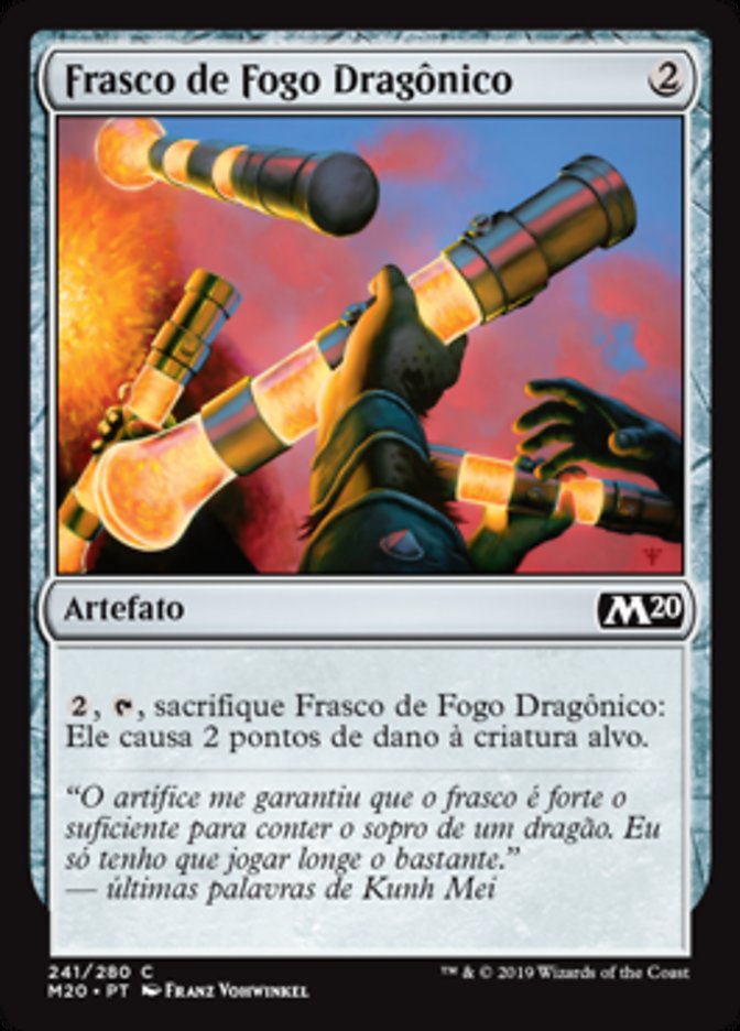 Frasco de Fogo Dragônico / Vial of Dragonfire - Magic: The Gathering - MoxLand