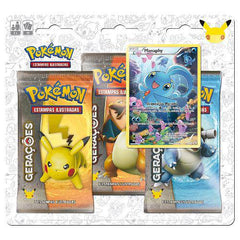 Blister Triplo - Gerações Manaphy - Pokémon TCG - MoxLand