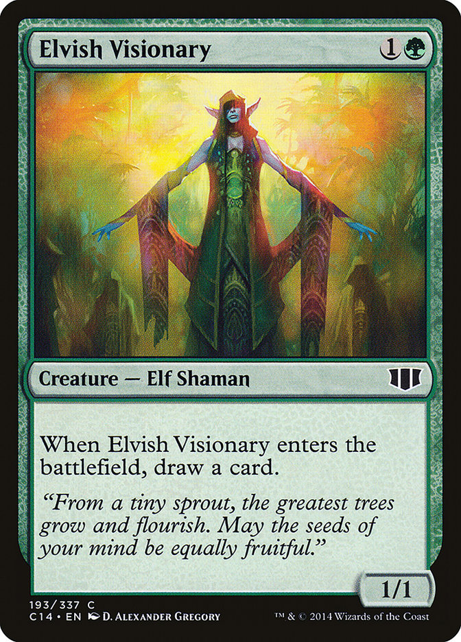 Visionário Élfico / Elvish Visionary - Magic: The Gathering - MoxLand