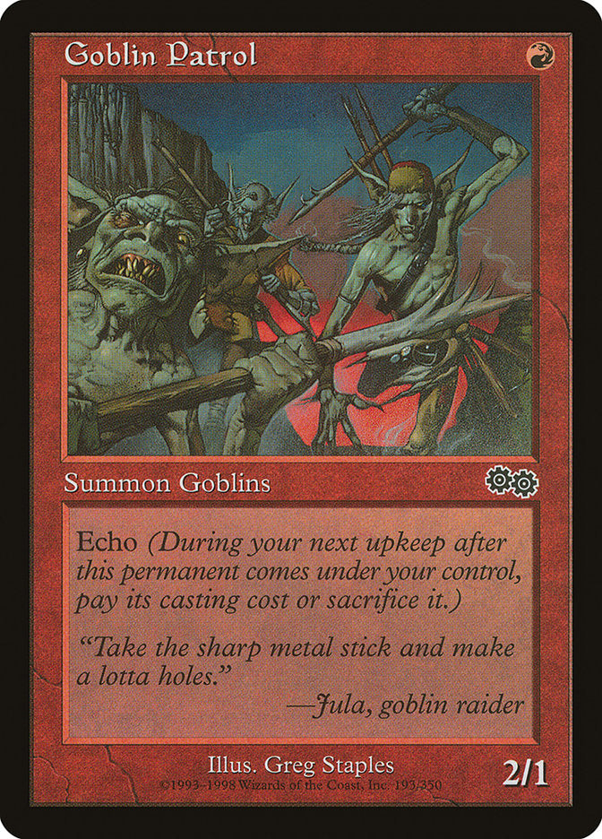 Patrulha de Goblins / Goblin Patrol - Magic: The Gathering - MoxLand