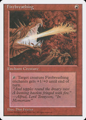 Hálito de Fogo / Firebreathing - Magic: The Gathering - MoxLand