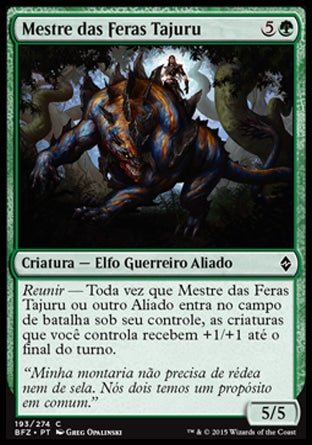 Mestre das Feras Tajuru / Tajuru Beastmaster - Magic: The Gathering - MoxLand