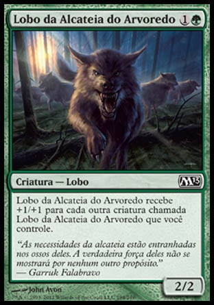 Lobo da Alcateia do Arvoredo / Timberpack Wolf - Magic: The Gathering - MoxLand