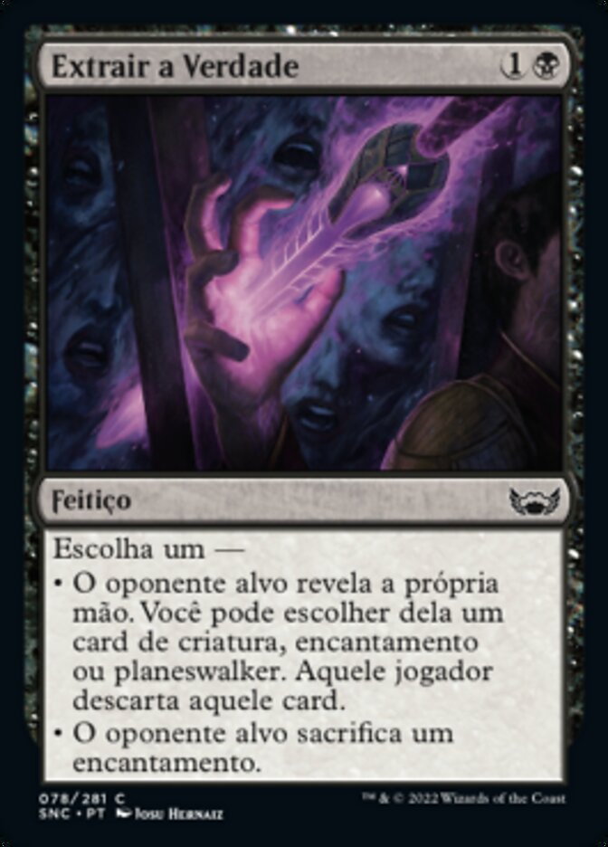 Extrair a Verdade / Extract the Truth - Magic: The Gathering - MoxLand