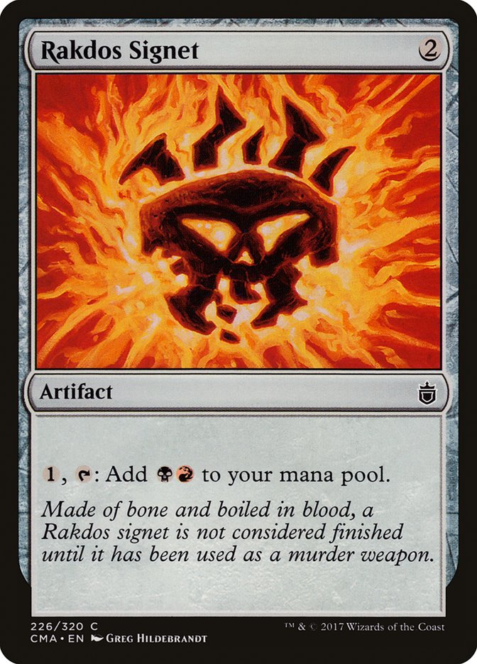 Sinete Rakdos / Rakdos Signet - Magic: The Gathering - MoxLand