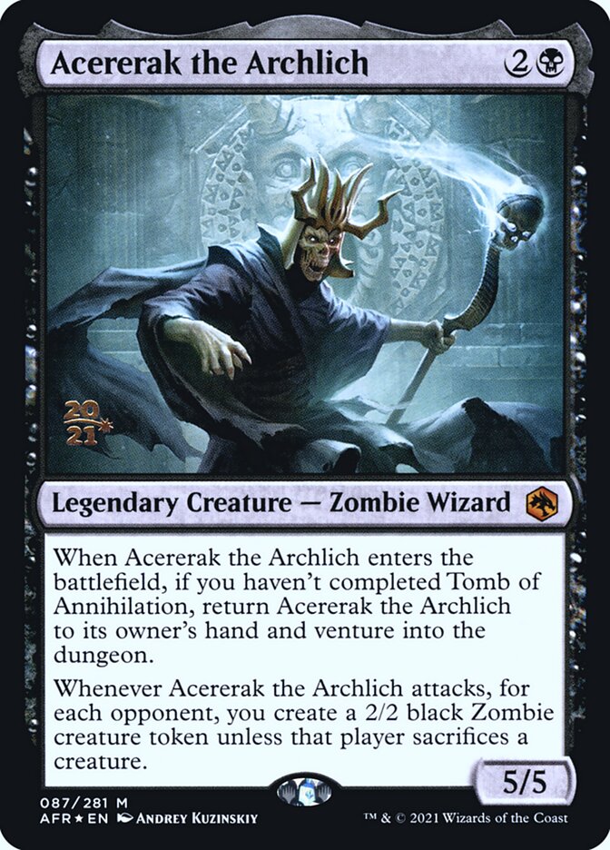 Acererak, o Arquilich / Acererak the Archlich - Magic: The Gathering - MoxLand