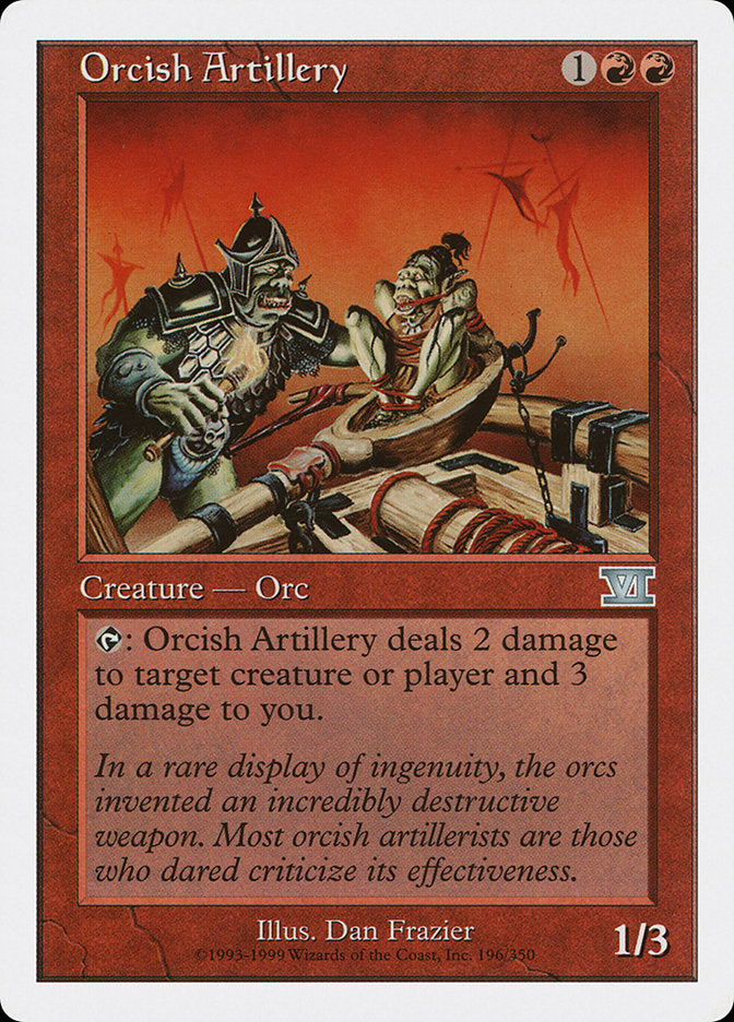 Artilharia Órquica / Orcish Artillery - Magic: The Gathering - MoxLand