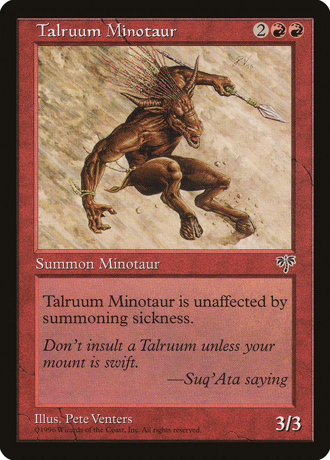 Minotauro de Talruum / Talruum Minotaur - Magic: The Gathering - MoxLand