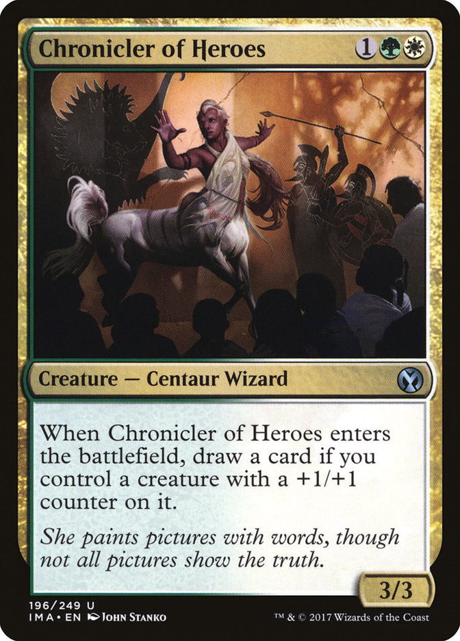 Cronista de Heróis / Chronicler of Heroes - Magic: The Gathering - MoxLand