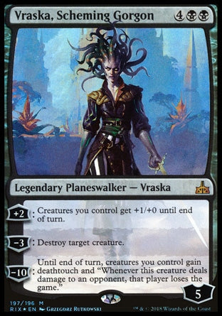 Vraska, Górgona Ardilosa / Vraska, Scheming Gorgon - Magic: The Gathering - MoxLand