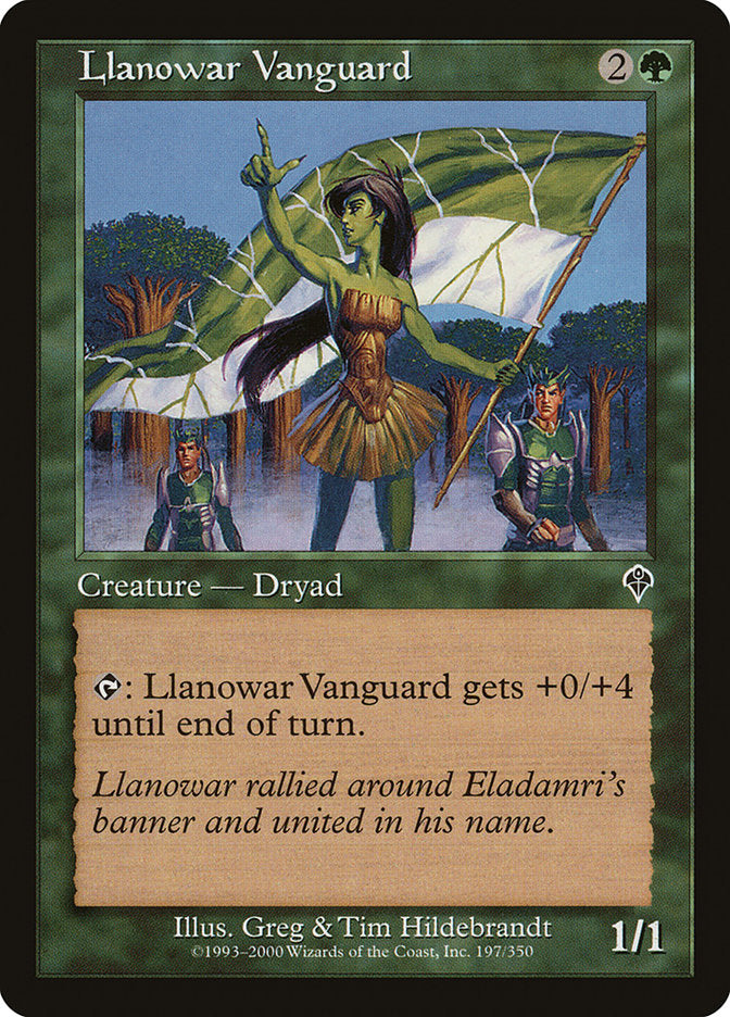 Vanguarda de Llanowar / Llanowar Vanguard - Magic: The Gathering - MoxLand