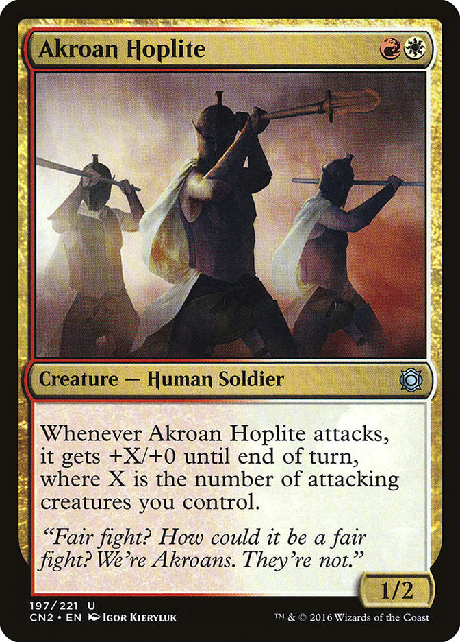 Hoplita Acrosano / Akroan Hoplite - Magic: The Gathering - MoxLand