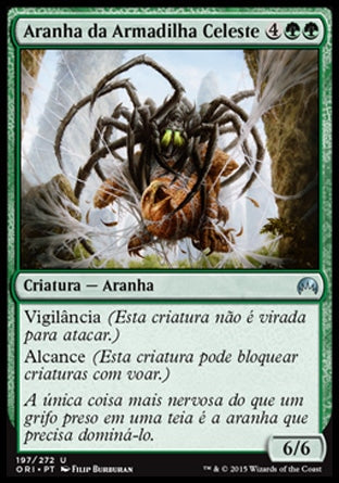 Aranha da Armadilha Celeste / Skysnare Spider - Magic: The Gathering - MoxLand