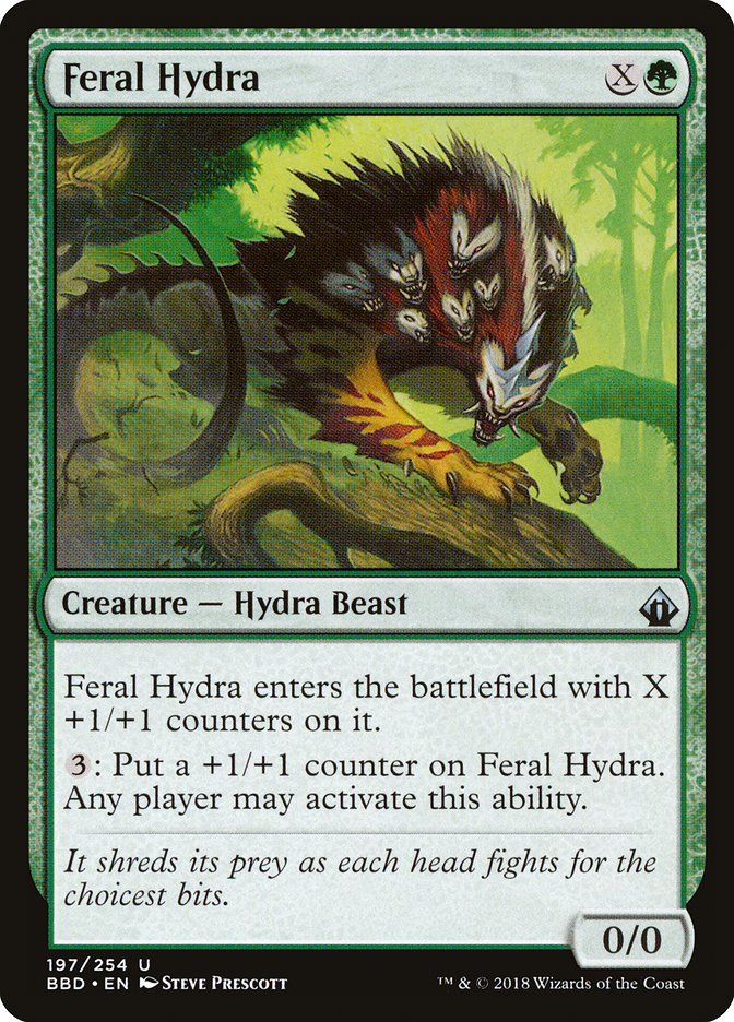 Hidra Selvagem / Feral Hydra - Magic: The Gathering - MoxLand