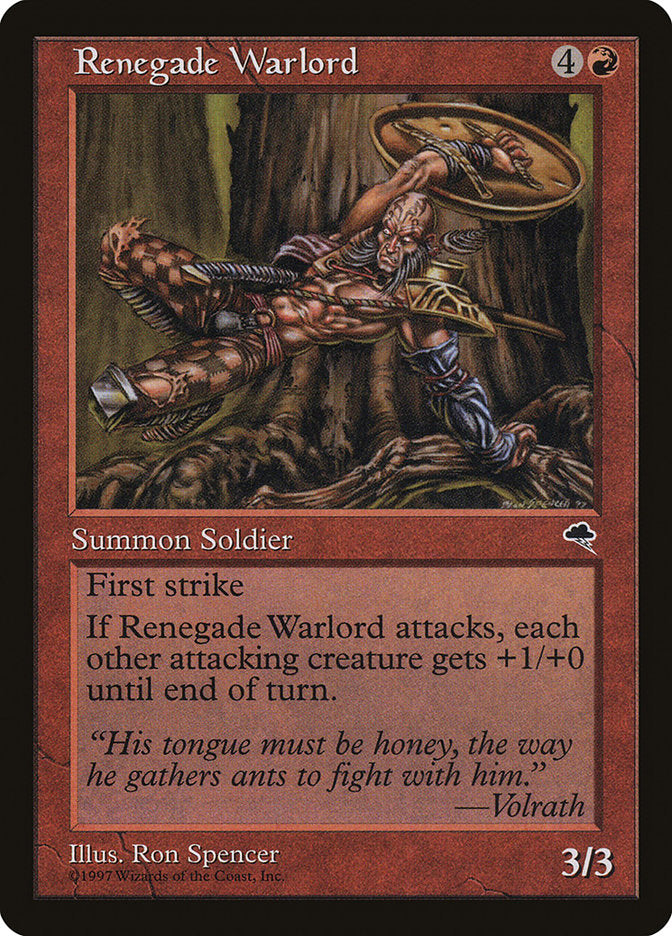 Senhor da Guerra Renegado / Renegade Warlord - Magic: The Gathering - MoxLand