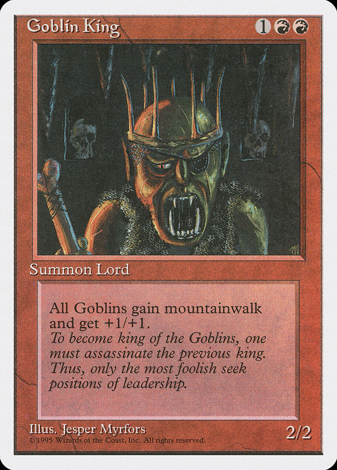 Rei dos Goblins / Goblin King - Magic: The Gathering - MoxLand