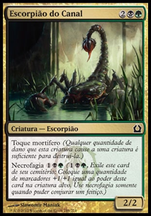 Escorpião do Canal / Sluiceway Scorpion - Magic: The Gathering - MoxLand