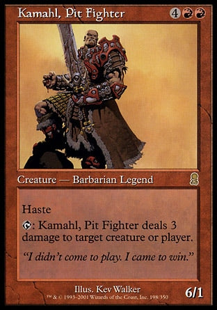 Kamahl, Lutador da Liça / Kamahl, Pit Fighter - Magic: The Gathering - MoxLand