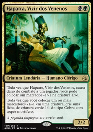 Hapatra, Vizir dos Venenos / Hapatra, Vizier of Poisons - Magic: The Gathering - MoxLand