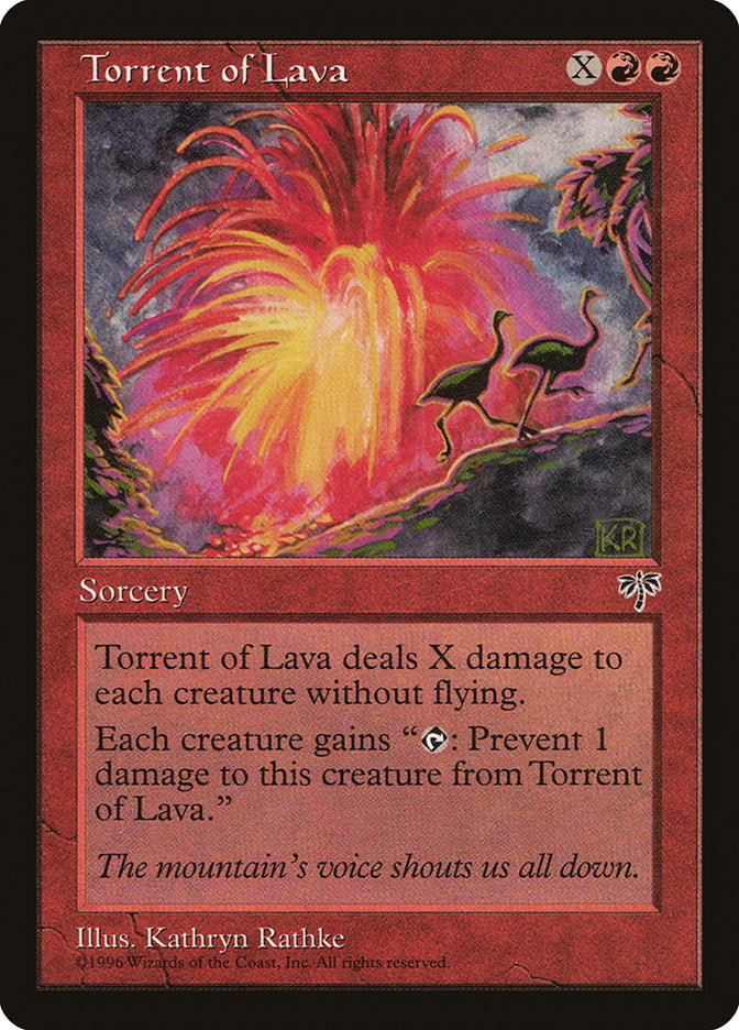 Torrente de Lava / Torrent of Lava - Magic: The Gathering - MoxLand