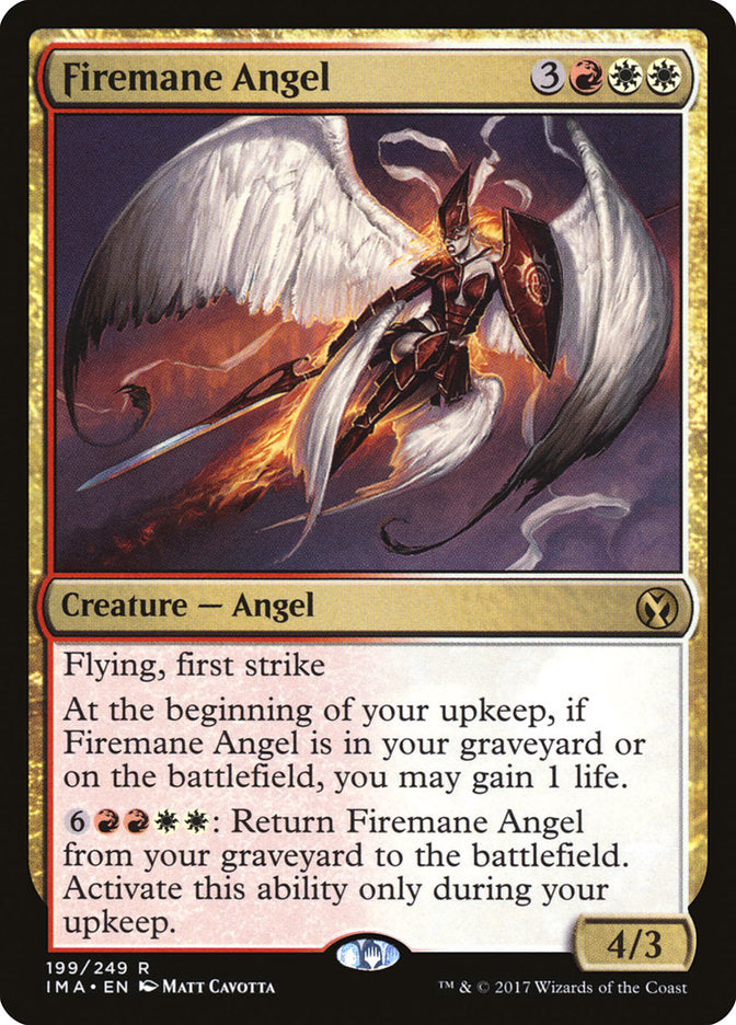 Anjo Cabeleira de Fogo / Firemane Angel - Magic: The Gathering - MoxLand