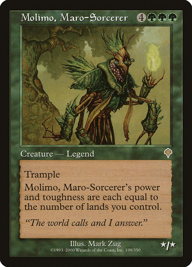 Molimo, Feiticeiro-Maro / Molimo, Maro-Sorcerer - Magic: The Gathering - MoxLand