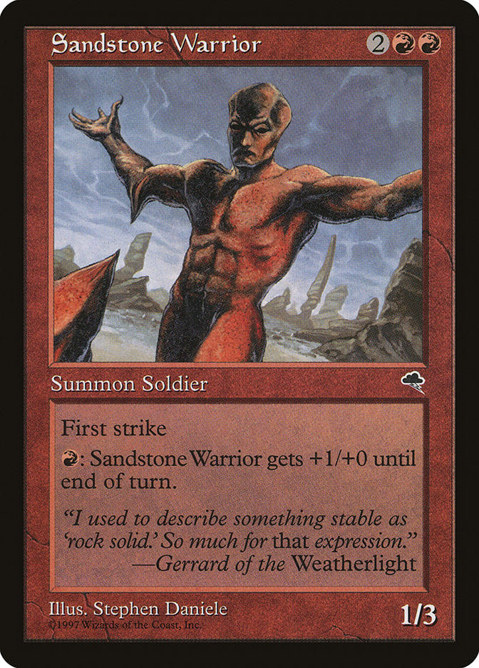 Guerreiro de Arenito / Sandstone Warrior - Magic: The Gathering - MoxLand