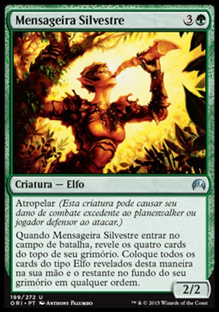 Mensageira Silvestre / Sylvan Messenger - Magic: The Gathering - MoxLand