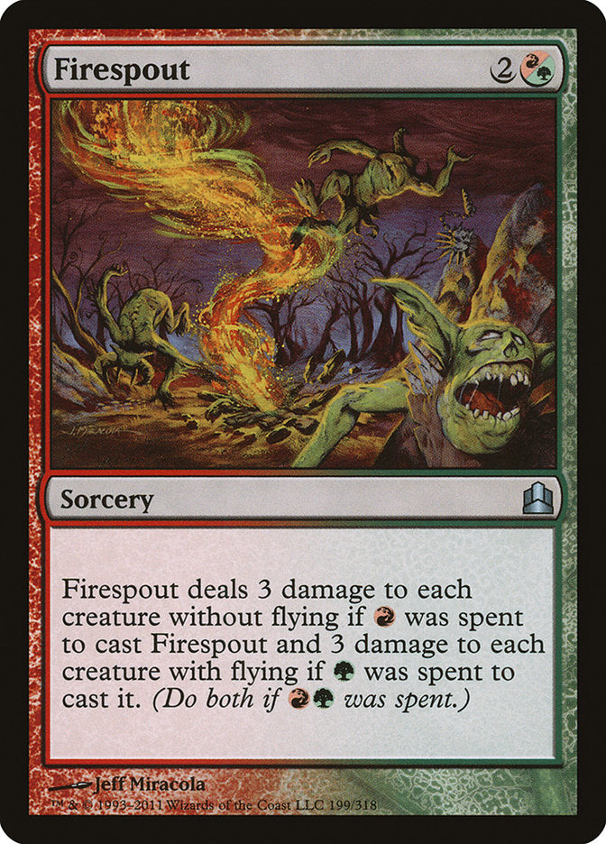 Esguicho de Fogo / Firespout - Magic: The Gathering - MoxLand