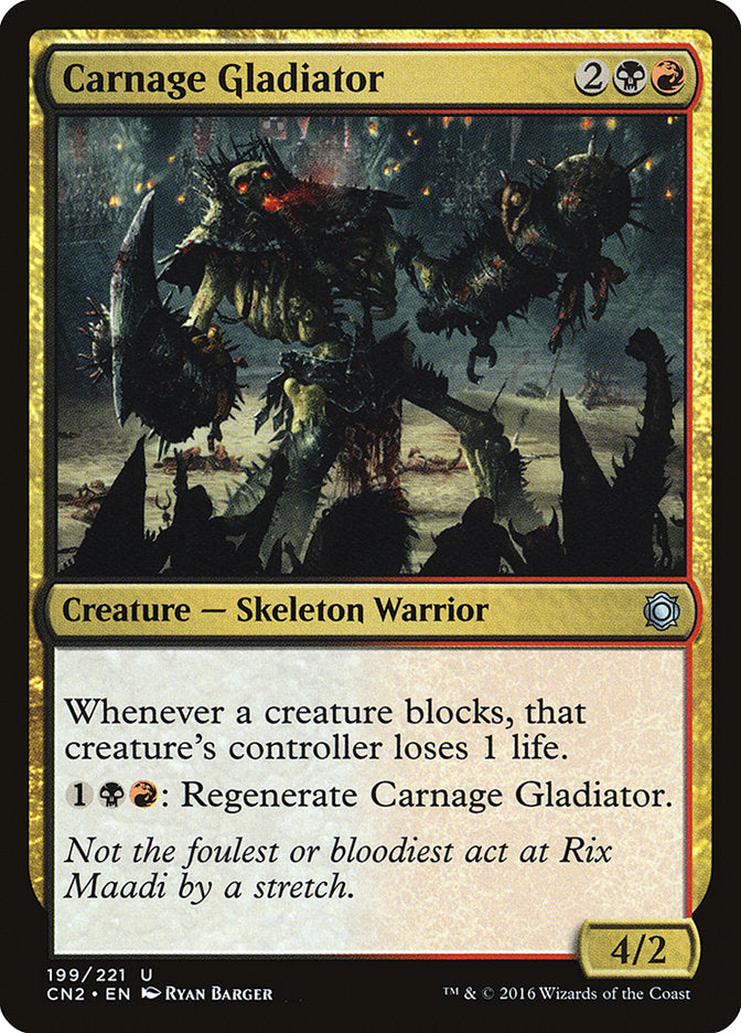 Gladiador Carniceiro / Carnage Gladiator - Magic: The Gathering - MoxLand