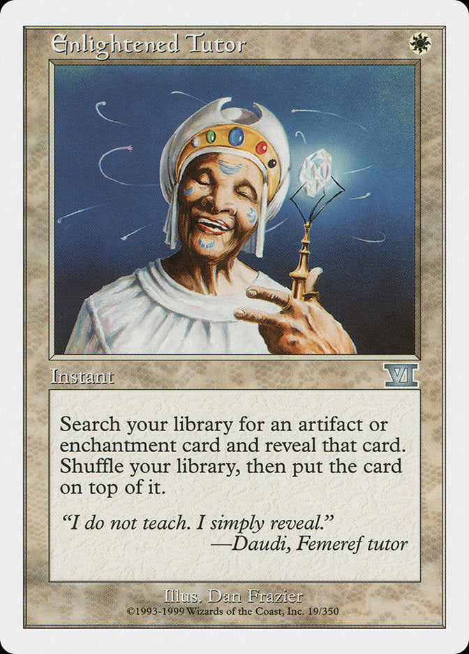 Tutor Esclarecido / Enlightened Tutor - Magic: The Gathering - MoxLand