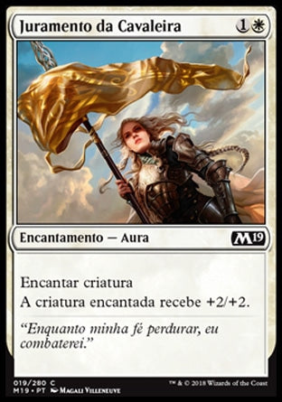 Juramento da Cavaleira / Knight's Pledge - Magic: The Gathering - MoxLand