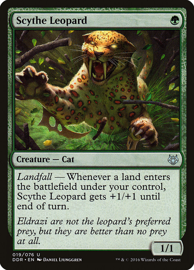 Leopardo-de-foice / Scythe Leopard - Magic: The Gathering - MoxLand