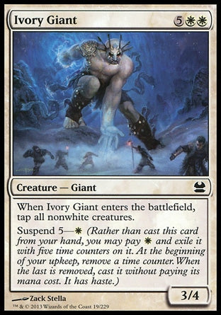 Gigante de Marfim / Ivory Giant - Magic: The Gathering - MoxLand