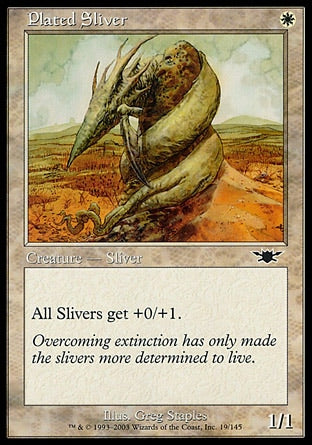 Fractius de Couraça / Plated Sliver - Magic: The Gathering - MoxLand